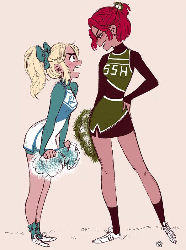 Cheerleaders Character Sketch Cheerleaders Character Sketch